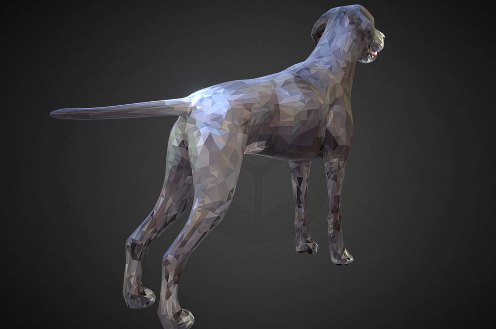 3d水晶动物建模系列