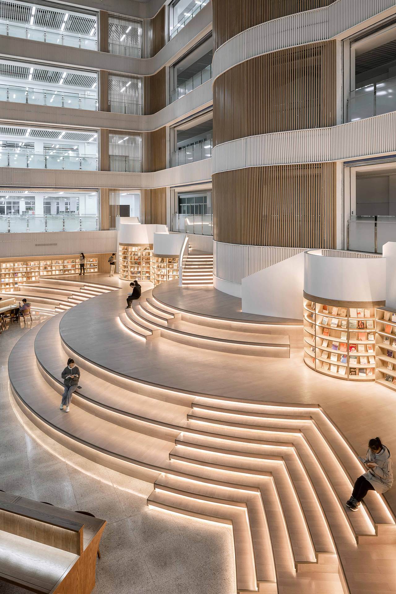 商丘学院图书馆 | Shangqiu University Library（图ZMjYyNDM2NDg0） - 其他空间 - 站酷设计师YINIAN壹念叁仟原创素材 - 站酷ZCOOL