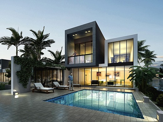 别墅建筑风格之现代风格图