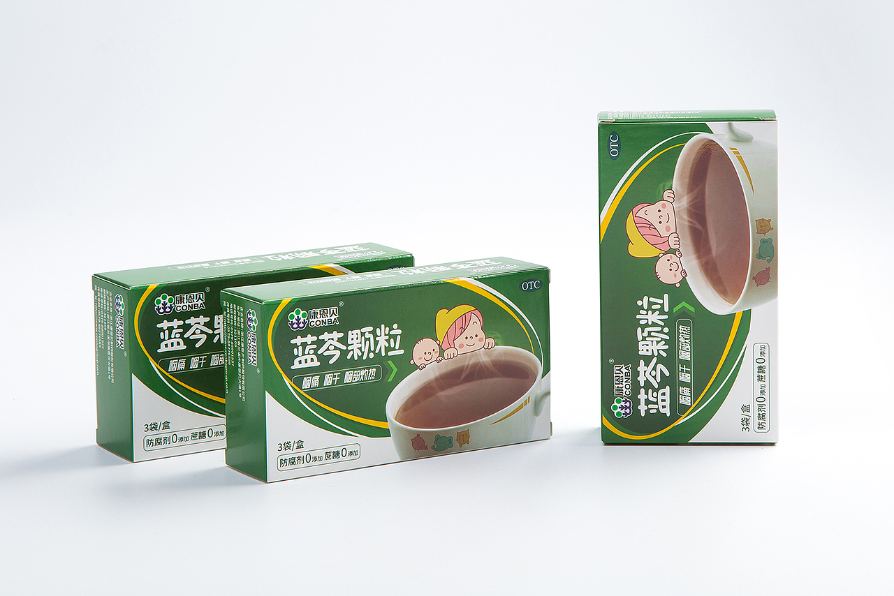 康恩贝蓝芩颗粒新蓝芩带给您一杯子的关爱