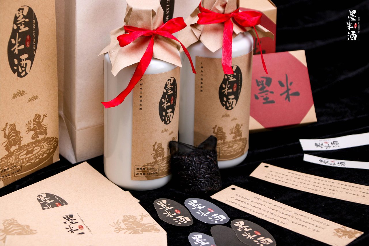 东兰墨米酒（图ZMTYxMDAwNDQw） - 包装 - 站酷设计师世界上最欧的财财原创素材 - 站酷ZCOOL