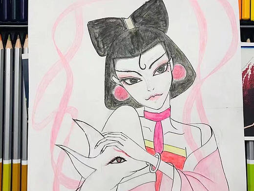 妲己（個人主頁-ZNDAwMzUwNDA=） - 單幅漫畫 - 站酷設(shè)計師__Max__原創(chuàng)素材 - 站酷ZCOOL