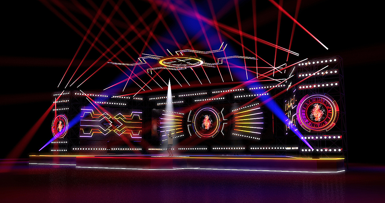 潮流音乐节炫酷舞台