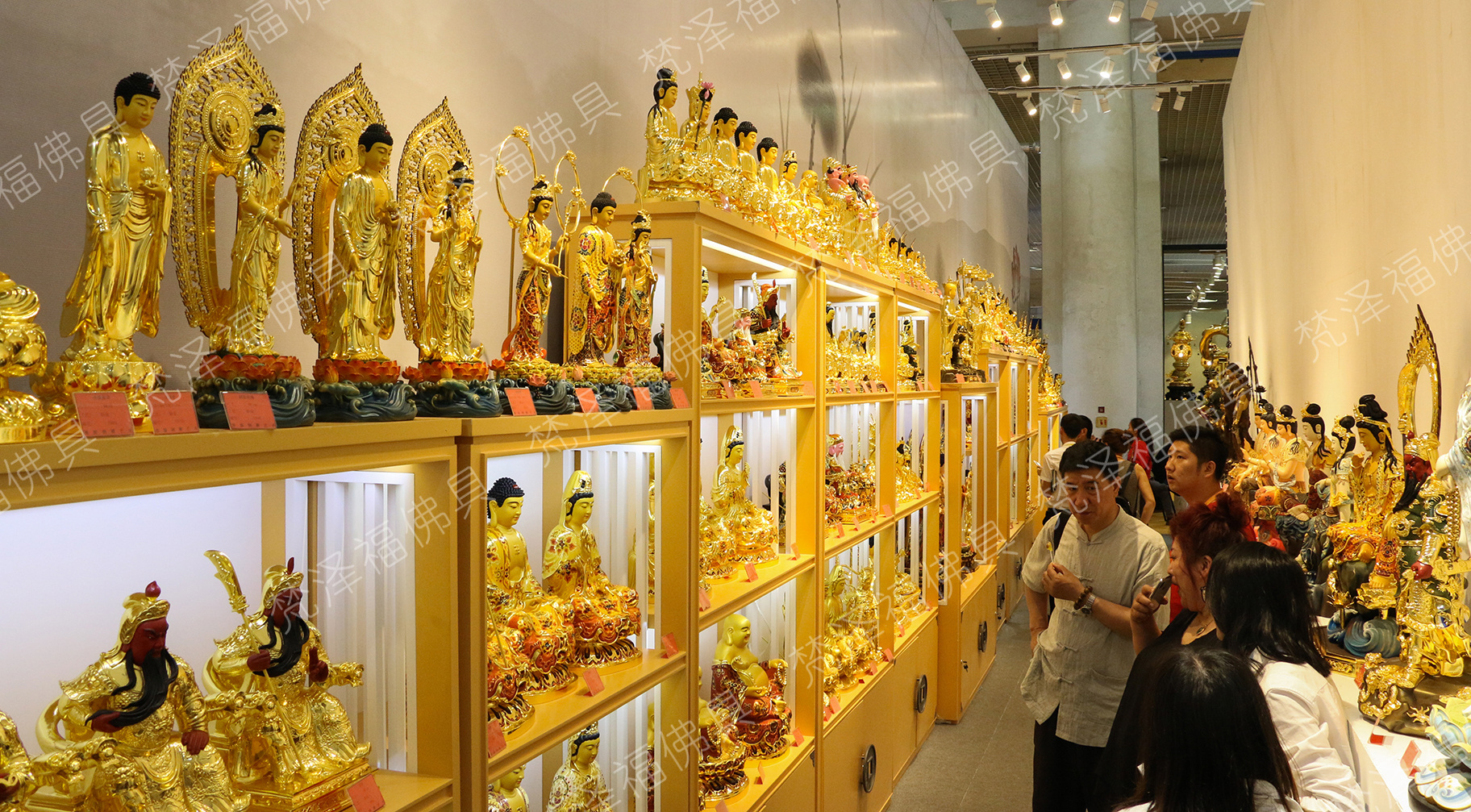 厦门佛具展拍摄 工艺品场景展示 佛像摄影