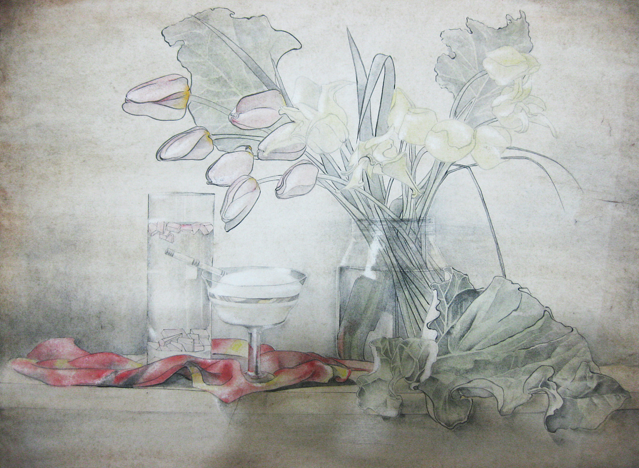 静物-工笔|纯艺术|绘画|伊芽儿 - 原创作品 - 站酷 (zcool)