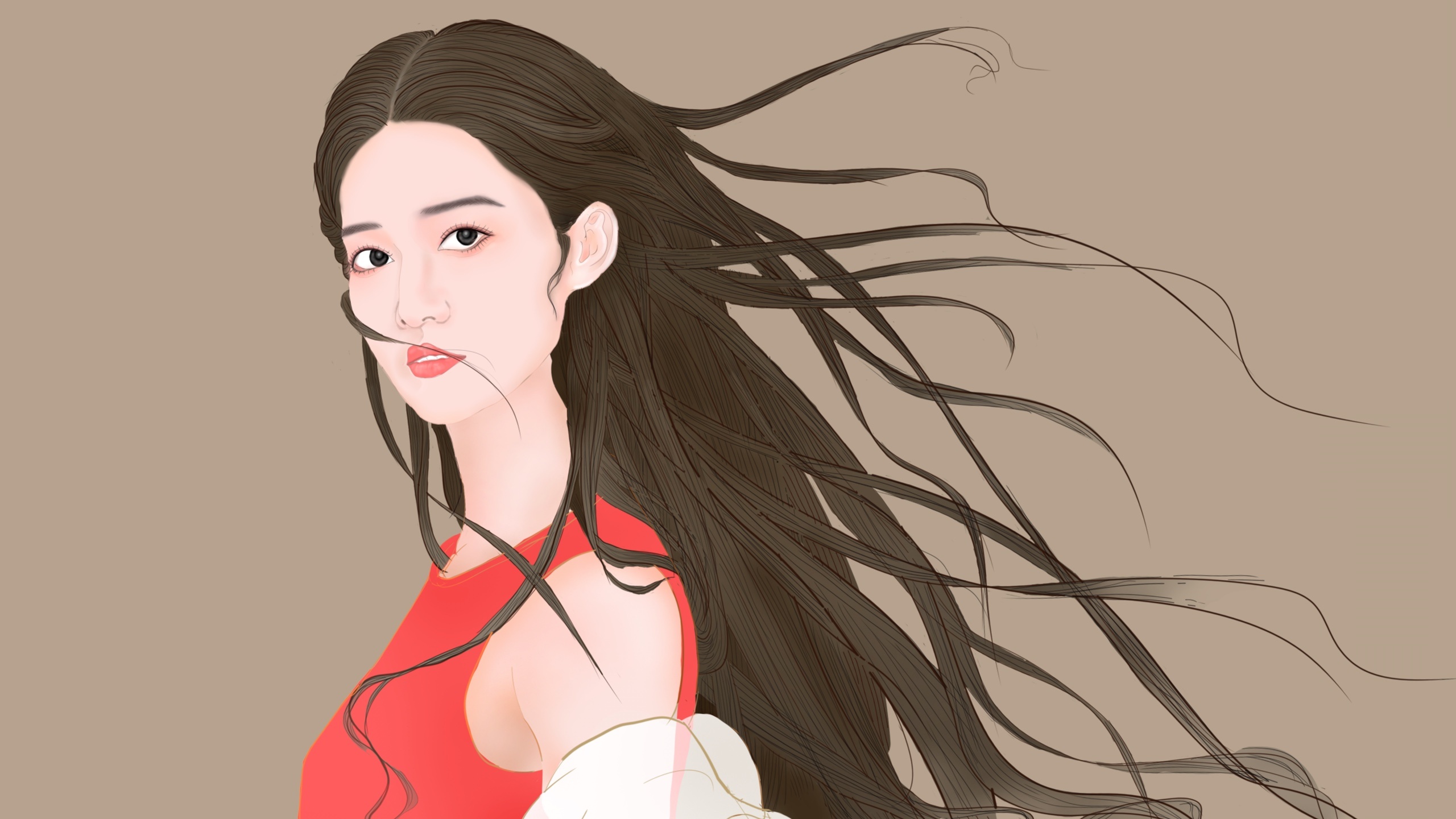 个人自画像|插画|艺术插画|沈艳梅 - 原创作品 - 站酷 (zcool)