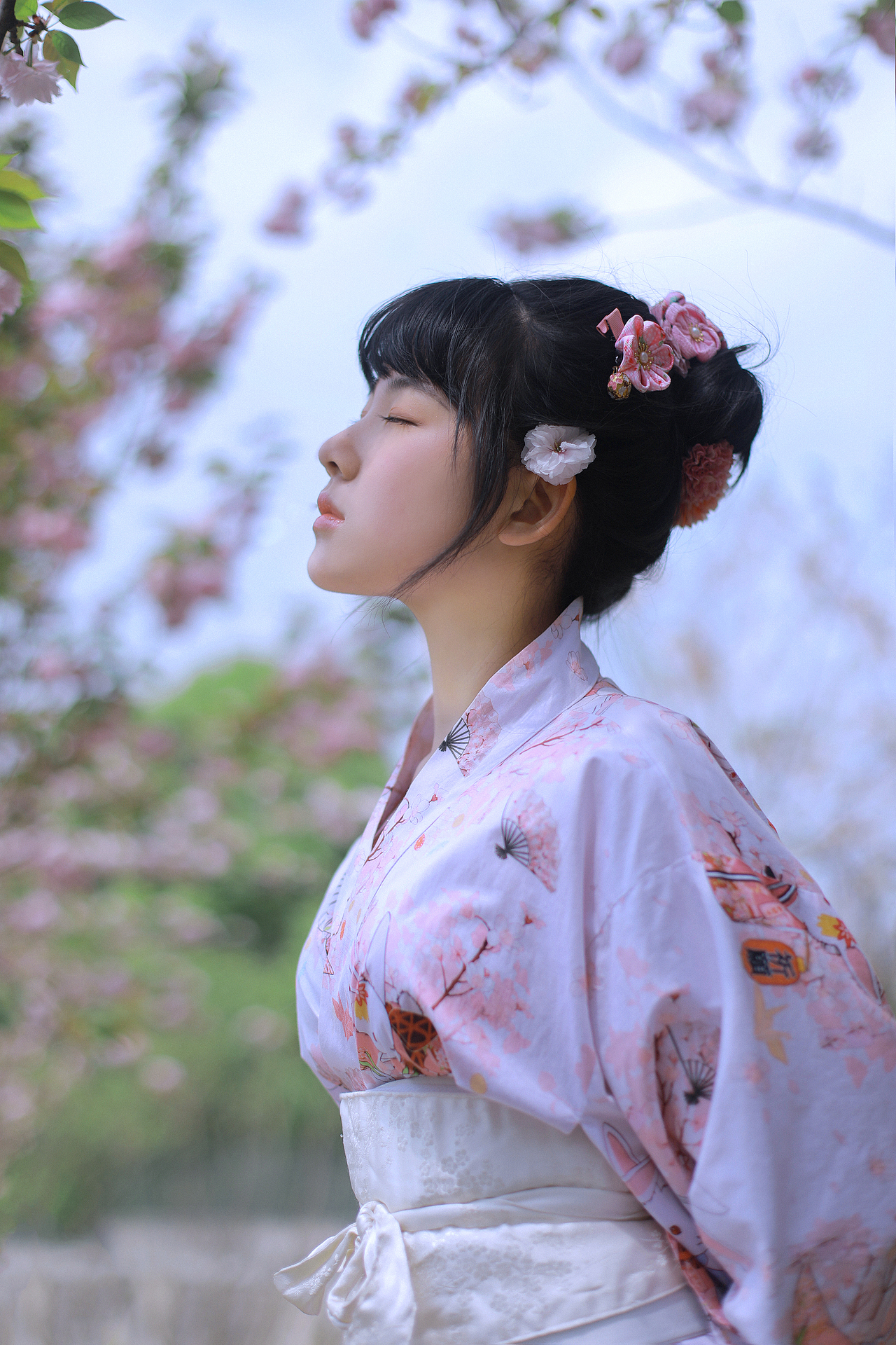 樱花树下（图ZMjUyODAwNjIw） - 人像摄影 - 站酷设计师太阳酱Catnip原创素材 - 站酷ZCOOL