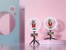 手機(jī)支架補(bǔ)光燈、產(chǎn)品視頻