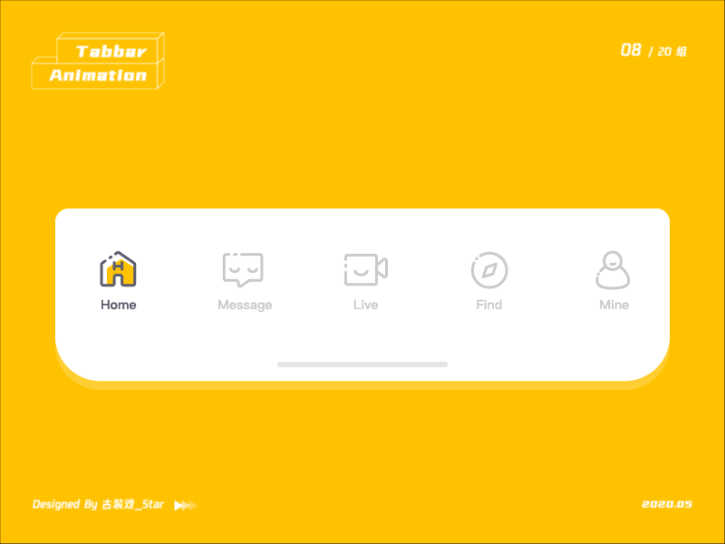 「Tabbar动效合集」100+Tabbar图标(图ZMjA3NDc0ODIw) - 动效设计 - 站酷设计师昭星Neil原创素材 - 站酷ZCOOL