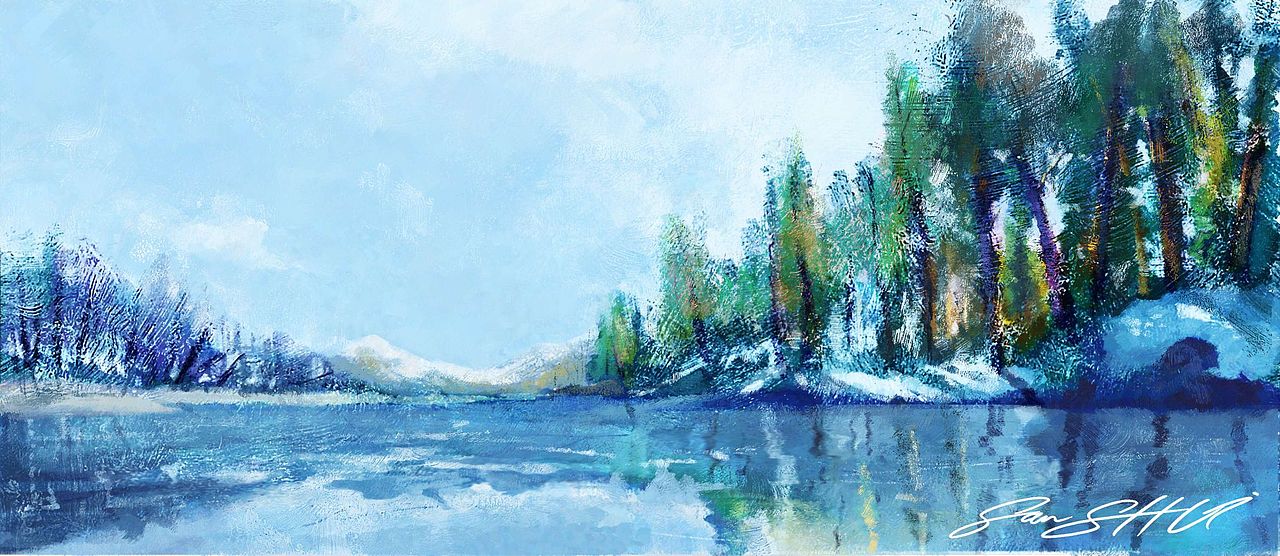 风景绘画（图ZMzIzNTg3Nzky） - 绘画 - 站酷设计师稀释剂原创素材 - 站酷ZCOOL