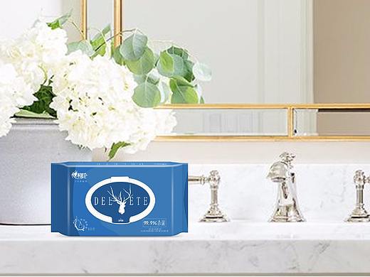 Delete·向美好生活靠近！心相印 湿巾包装设计