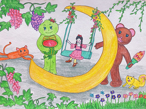 可可公主奇遇记🐰（个人主页-ZNjczOTQzOTY=） - 儿童插画 - 站酷设计师大胖歌原创素材 - 站酷ZCOOL