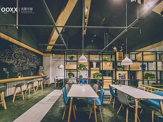 兰州新区OOXX咖啡小食装修后的实景照片