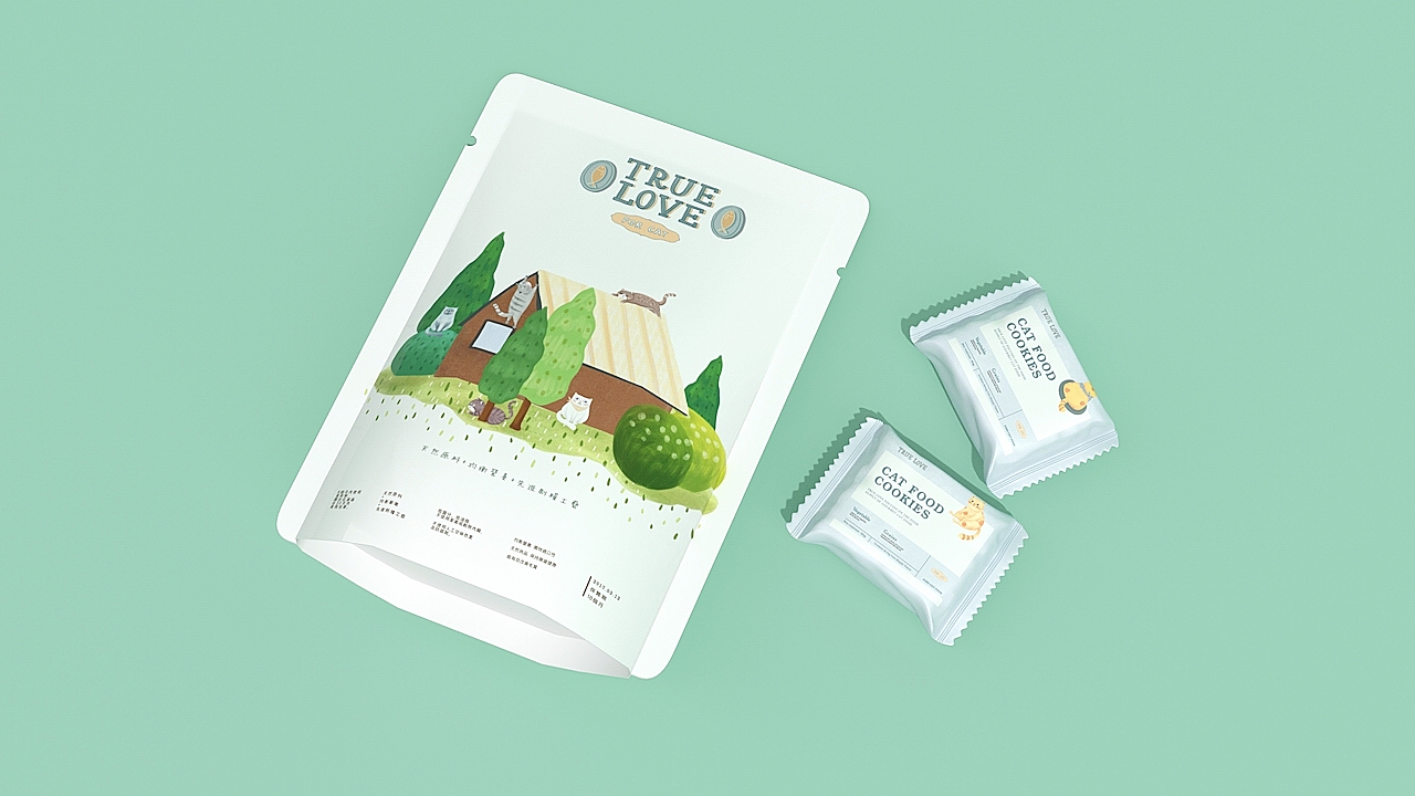 「 TRUE LOVE猫粮品牌」金质营养 · 承载全方位的呵护 ​​