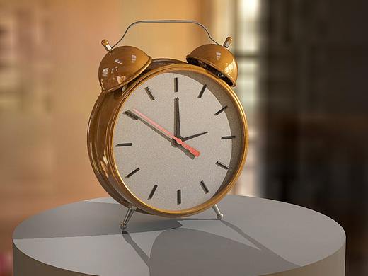 C4D渲染练习-闹钟