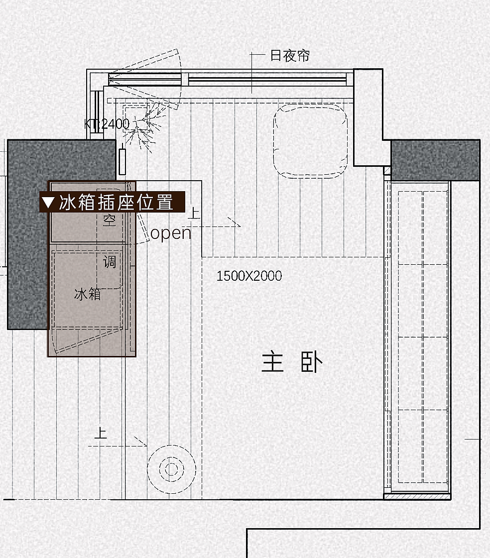 我利用飘窗,扩大了整个主卧实用空间