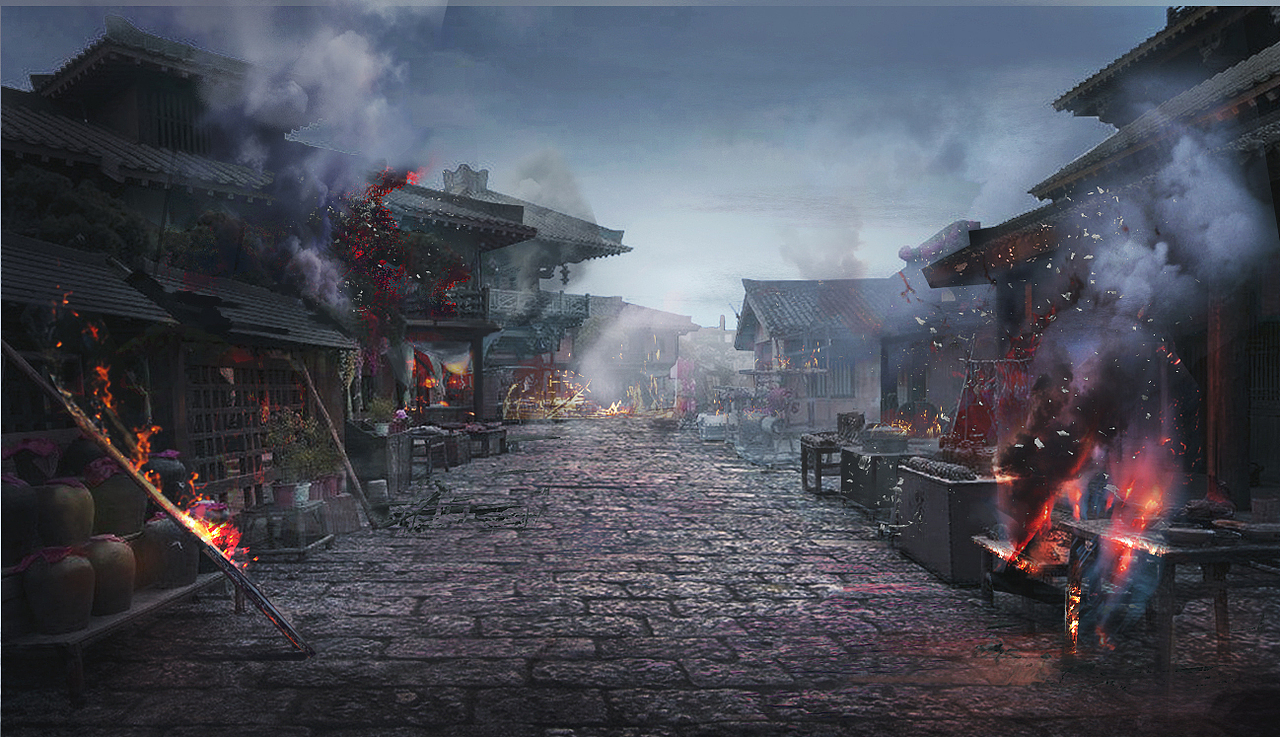 气氛图练习（图ZMjU0MTg0NTg0） - 设定/分镜 - 站酷设计师鹿桉LUANN原创素材 - 站酷ZCOOL