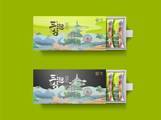 三泡台茶饮品包装设计