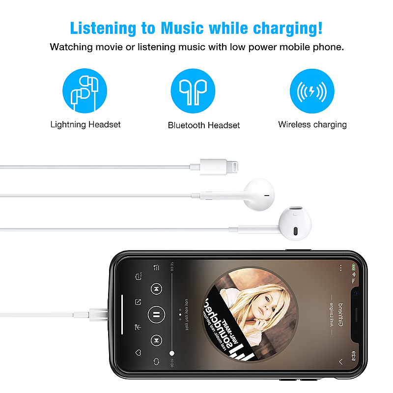 苹果iPhonex背夹充电宝无线充