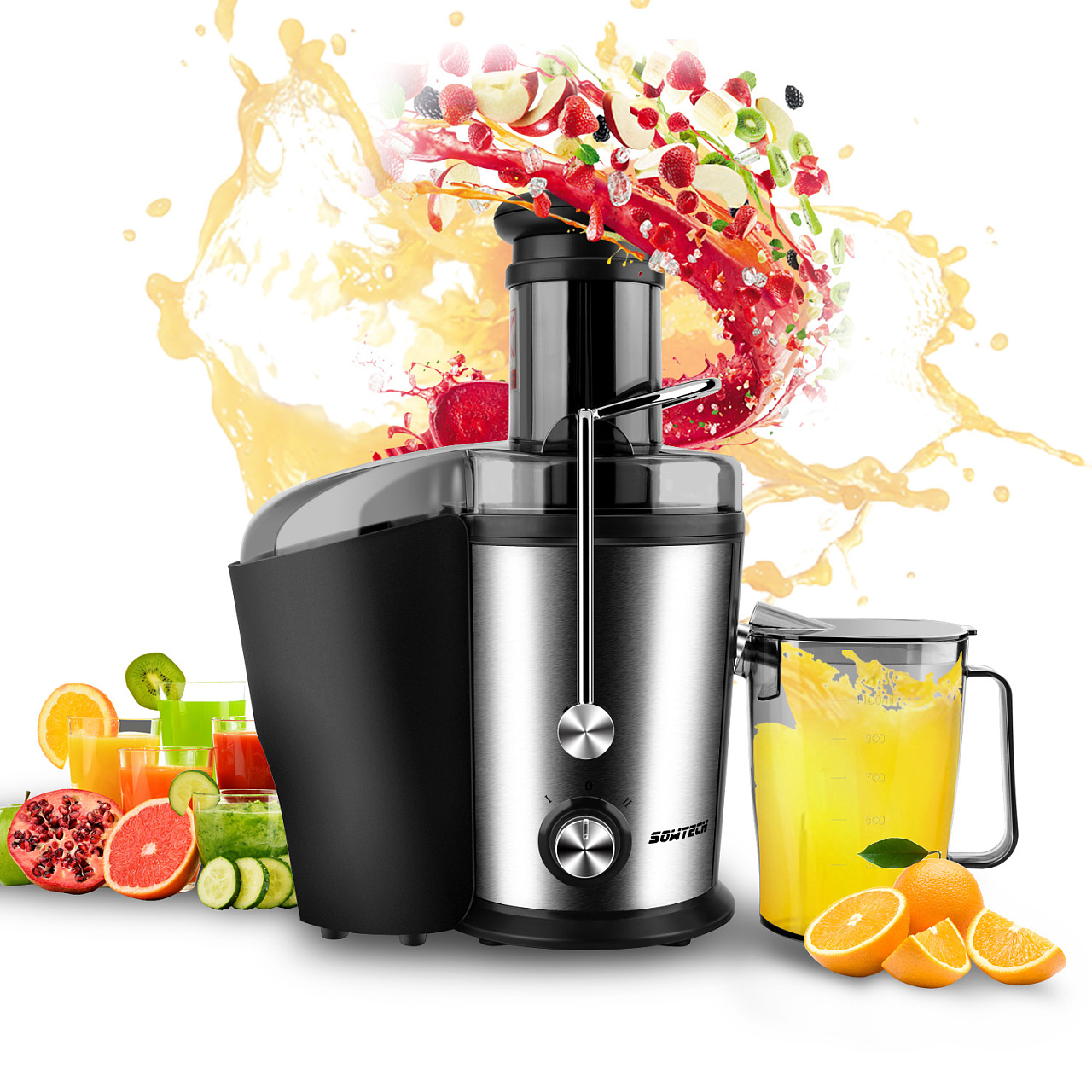小巧便携榨汁机，让你随时随地享受新鲜感果汁带来的健康-优概念