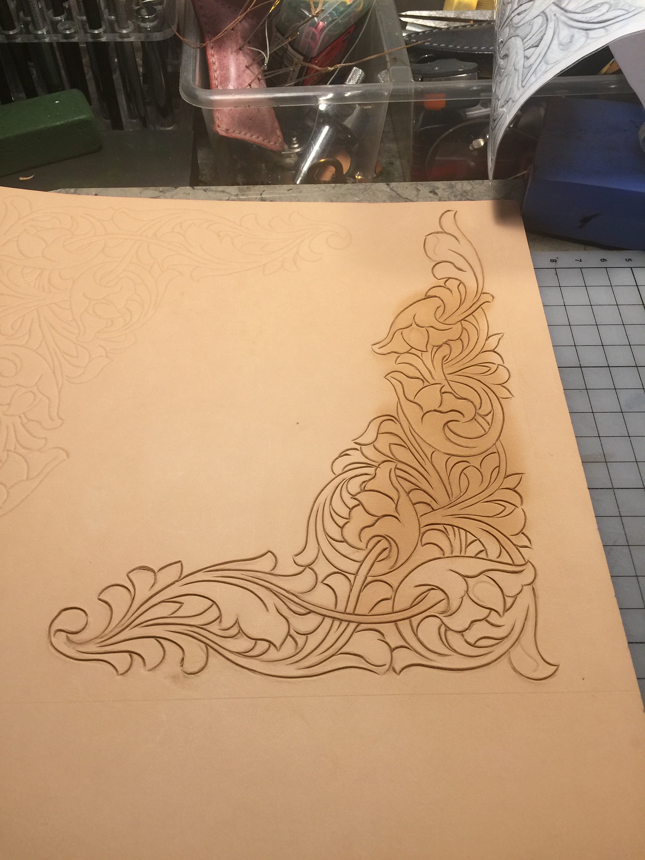 皮雕长夹第二弹|手工艺|工艺品设计|diobrando - 原创作品 - 站酷