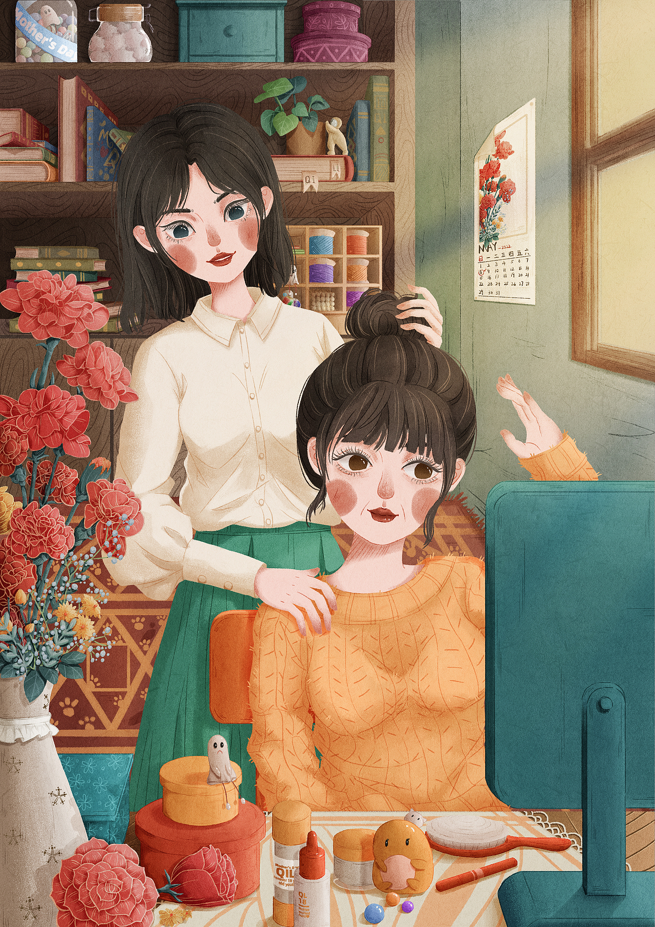 挽发（图ZMzAzNTkzMzky） - 其他 - 站酷设计师七鲤sve原创素材 - 站酷ZCOOL