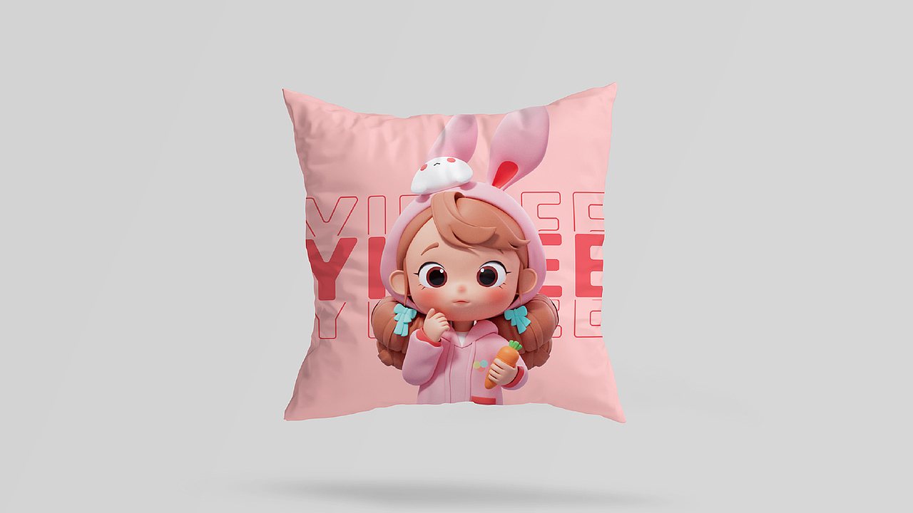 兔子女孩潮玩IP全案/吉祥物设计（图ZMzUwNjgwNDMy） - IP形象 - 站酷设计师颜川品牌设计原创素材 - 站酷ZCOOL