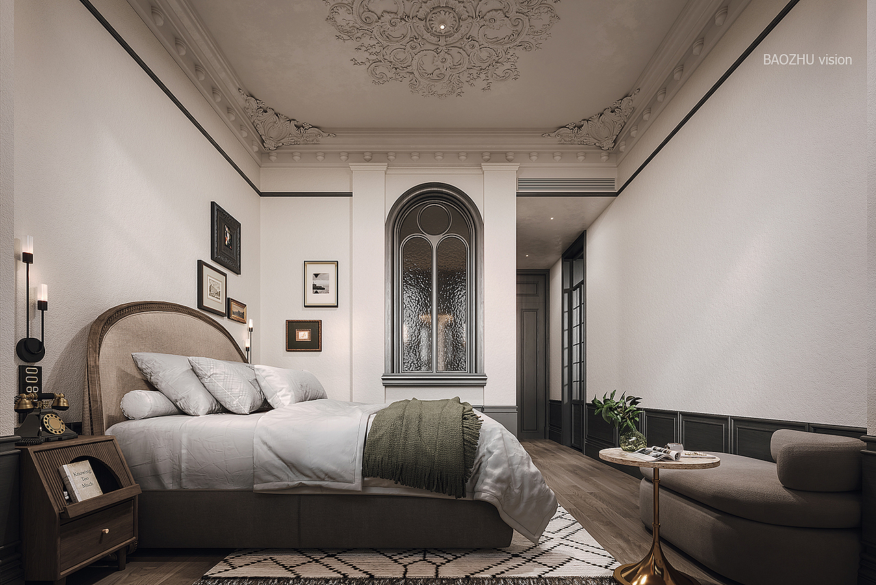 無二酒店效果图方案（图ZMzQxNTc1MTM2） - 酒店餐饮设计 - 站酷设计师宝猪GZC原创素材 - 站酷ZCOOL