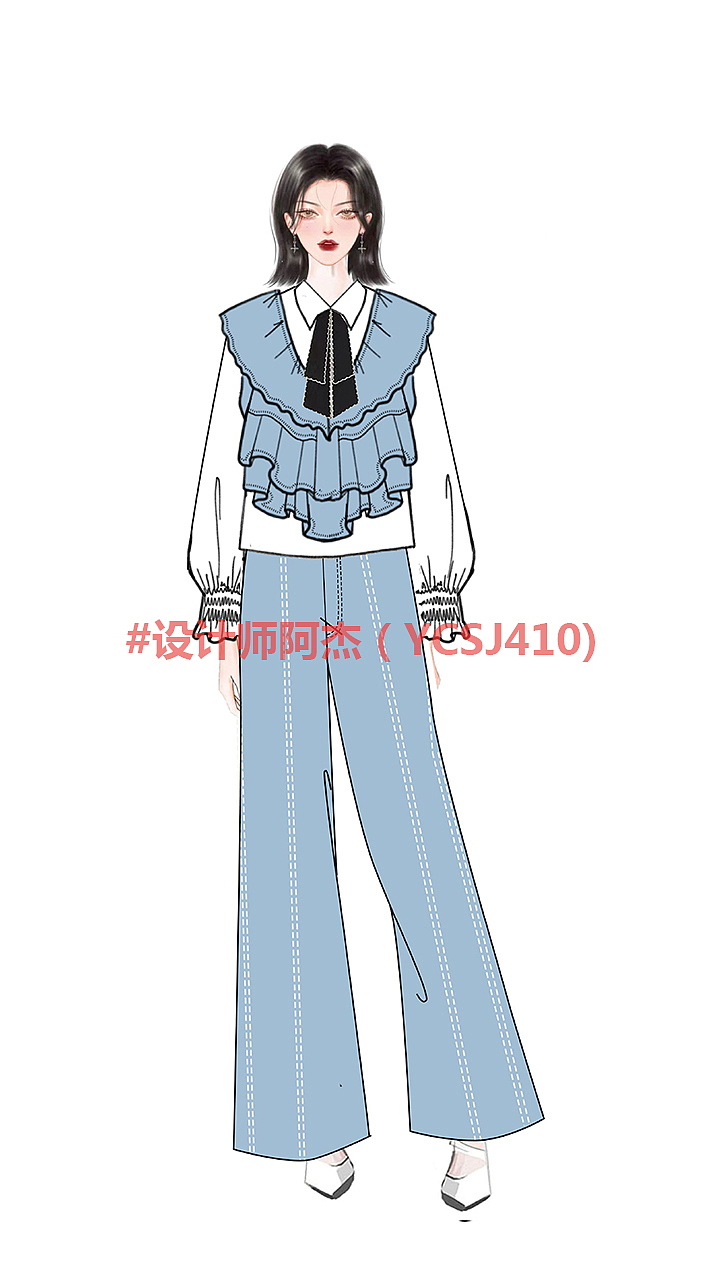 女装原创创意设计手稿（图ZMzE2NzExNDYw） - 休闲/流行服饰 - 站酷设计师广州服装设计师原创素材 - 站酷ZCOOL