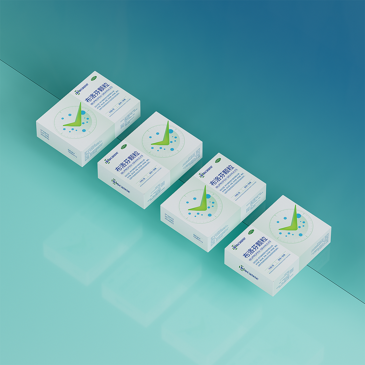 终于脱离那焦虑的红色体操队- Biocause布洛芬包装设计