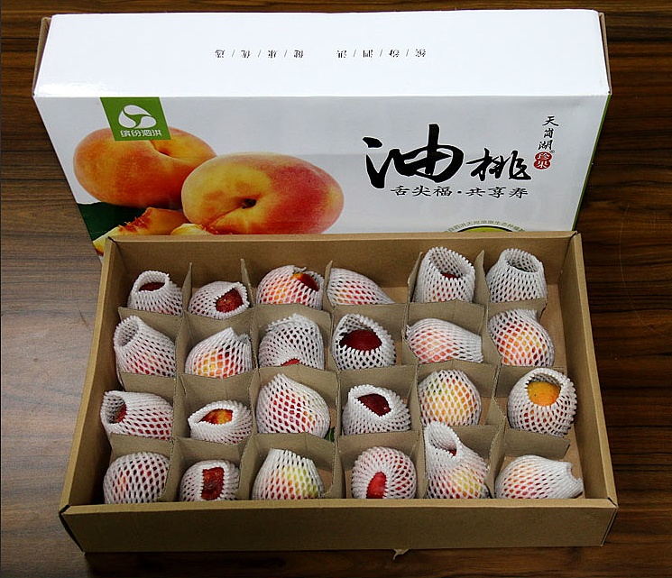 泗洪天岗湖油桃包装设计