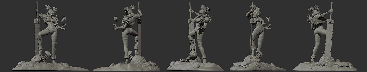 练习：废土（图ZMjI5Njc5NDM2） - 人物/生物 - 站酷设计师画话哎呀原创素材 - 站酷ZCOOL