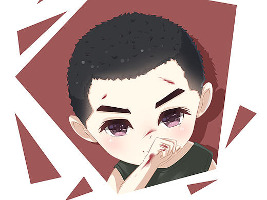 少年的你（个人主页-ZNDEyMzUxMTY=） - 单幅漫画 - 站酷设计师阿乐777原创素材 - 站酷ZCOOL