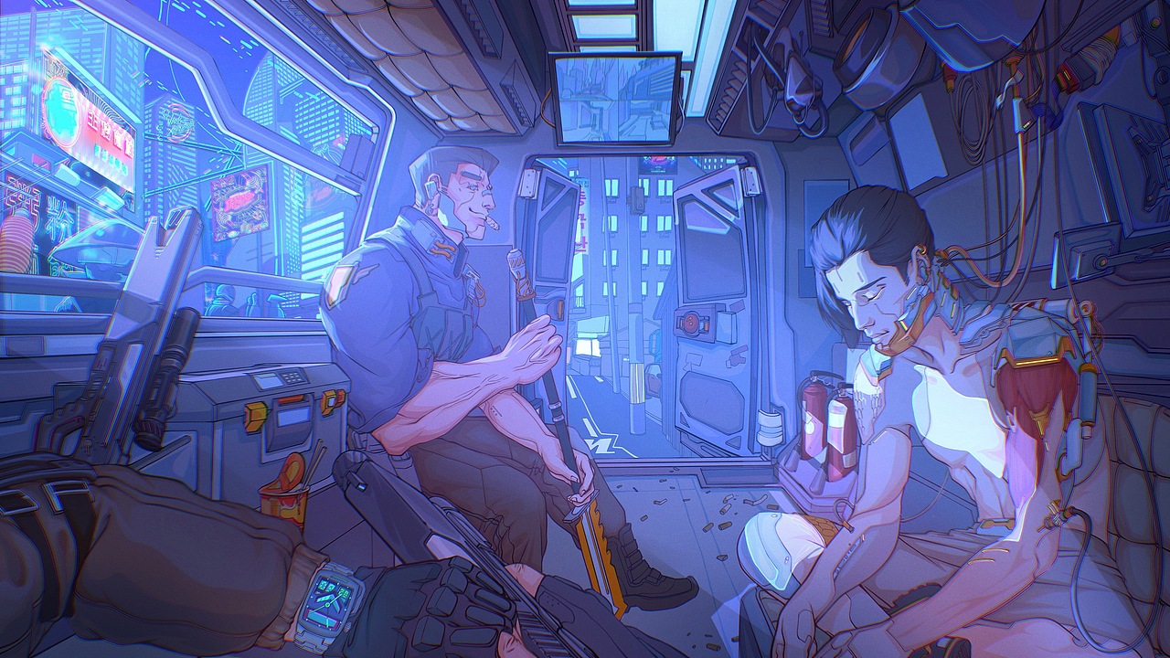 科幻系列插画创作