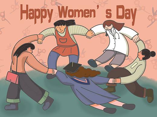 女神节插画
