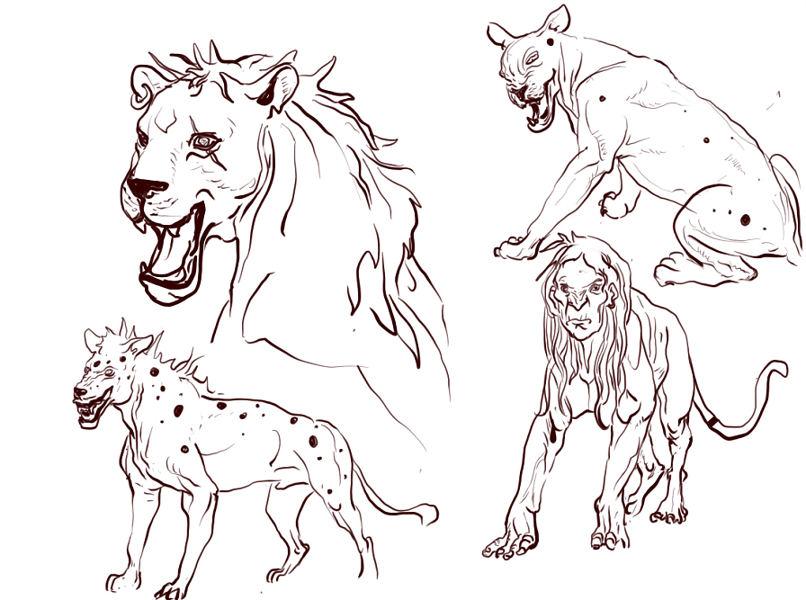 地铁上练习（动物篇）（图ZMTQ4MTk1OTM2） - 创作习作 - 站酷设计师S肚子爱画画D原创素材 - 站酷ZCOOL