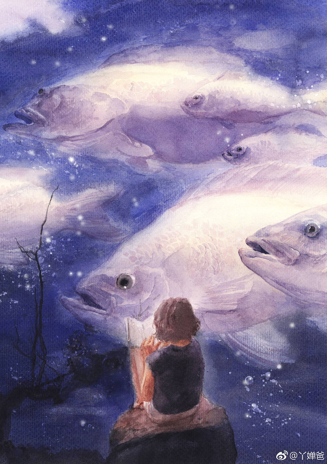 生命是个说故事的人|插画|艺术插画|丫婵爸 - 原创作品 - 站酷 (zcool