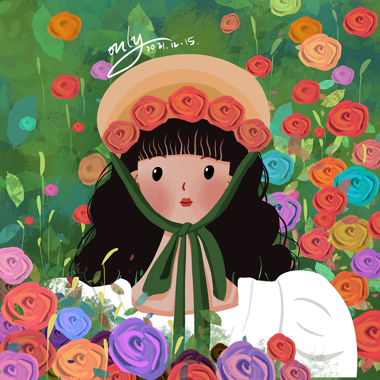 插画头像（图ZMjgzODY5OTAw） - 创作习作 - 站酷设计师only爱吃肉原创素材 - 站酷ZCOOL