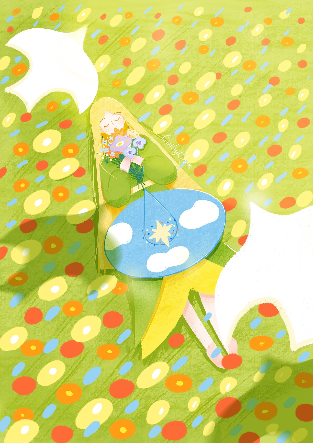 拟人插画练习（图ZMTk5MDMzMjk2） - 创作习作 - 站酷设计师CathyChen萌萌哒原创素材 - 站酷ZCOOL