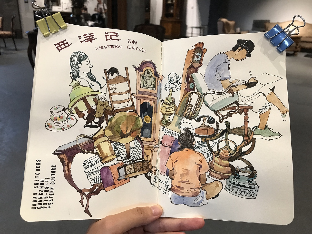 总结2019下半年在广州画的速写