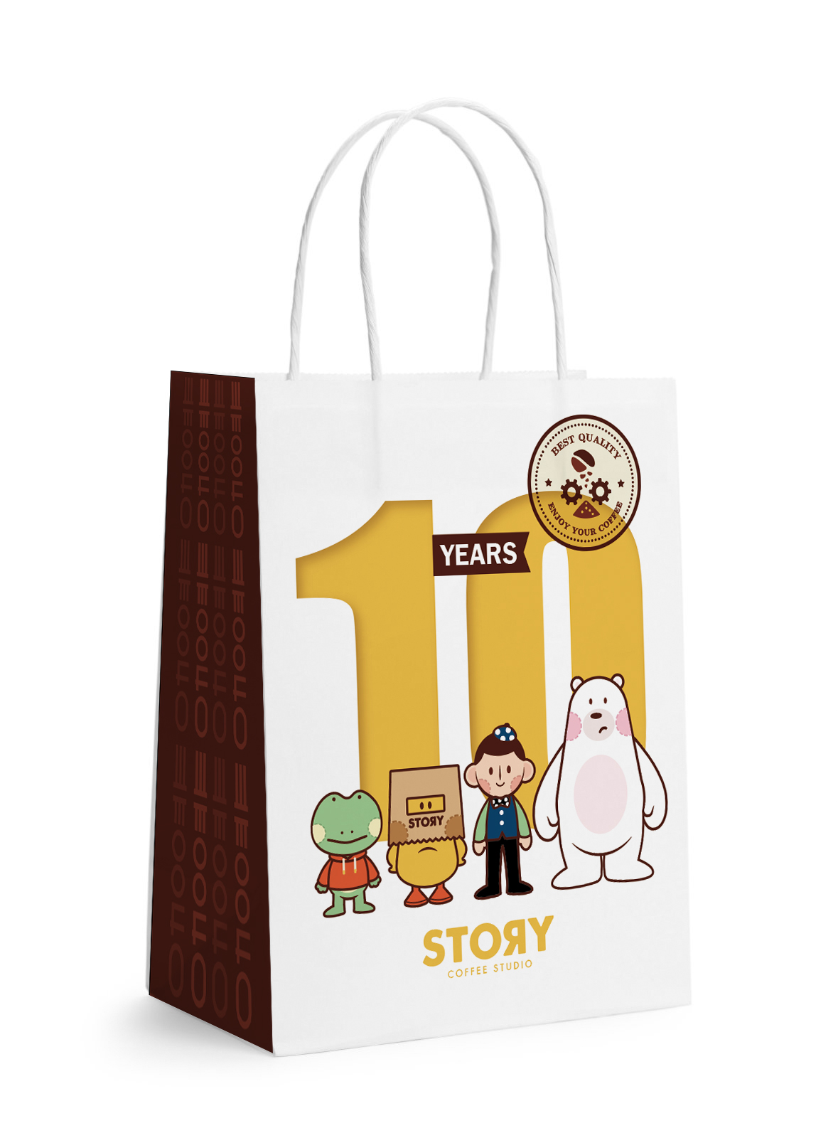 story咖啡-十周年手拎袋设计