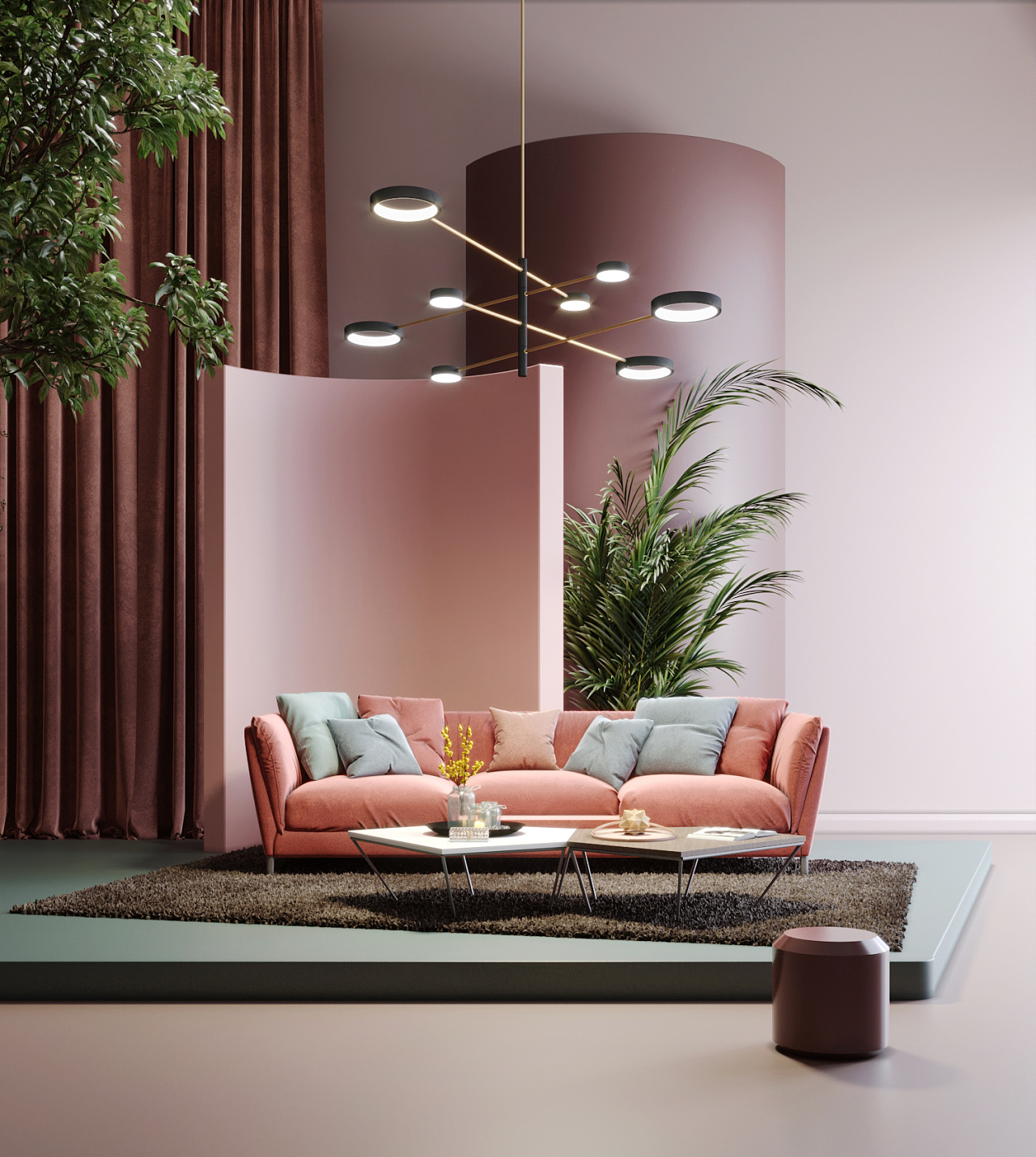 灯具场景3-吊灯场景