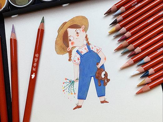 手绘系列人物插画