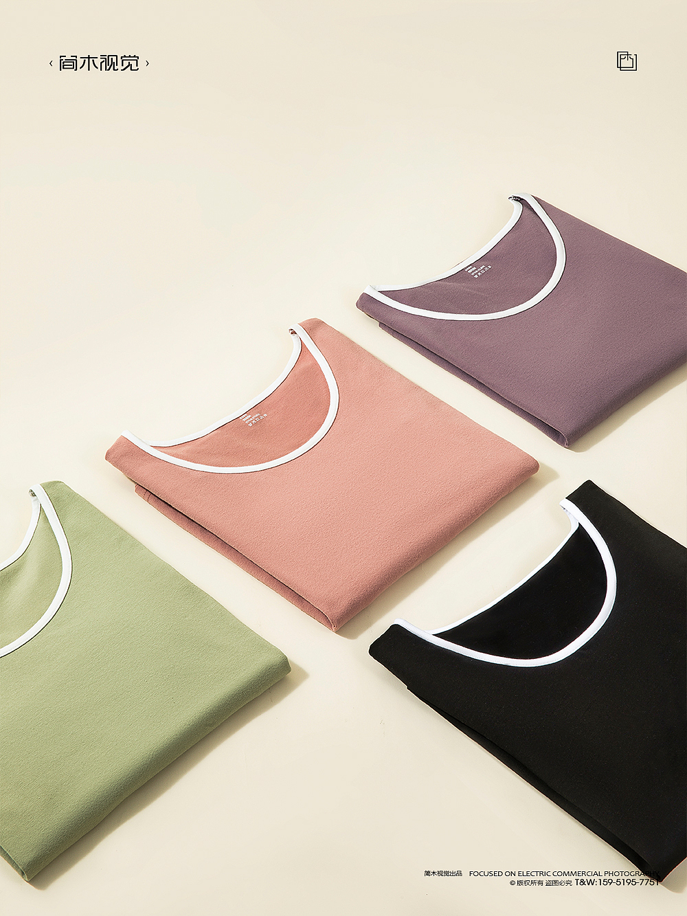 莱卡保暖内衣摄影丨简木视觉 × 女士保暖睡衣静物拍摄