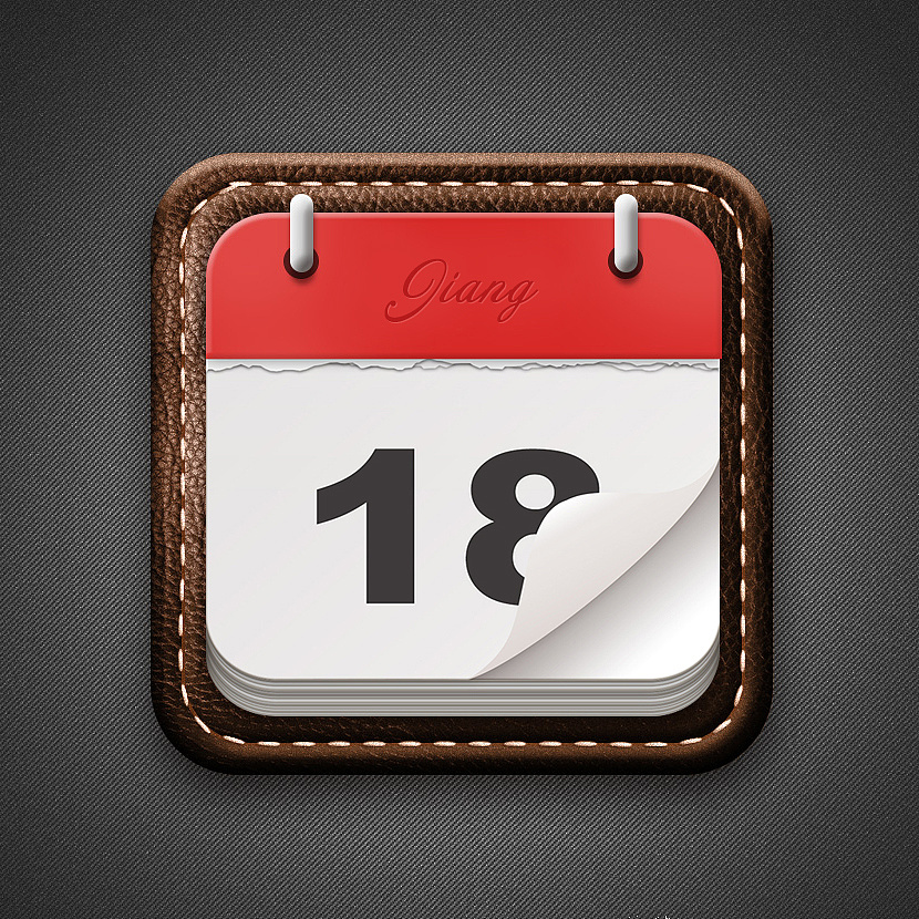 临摹练习—写实日历图标