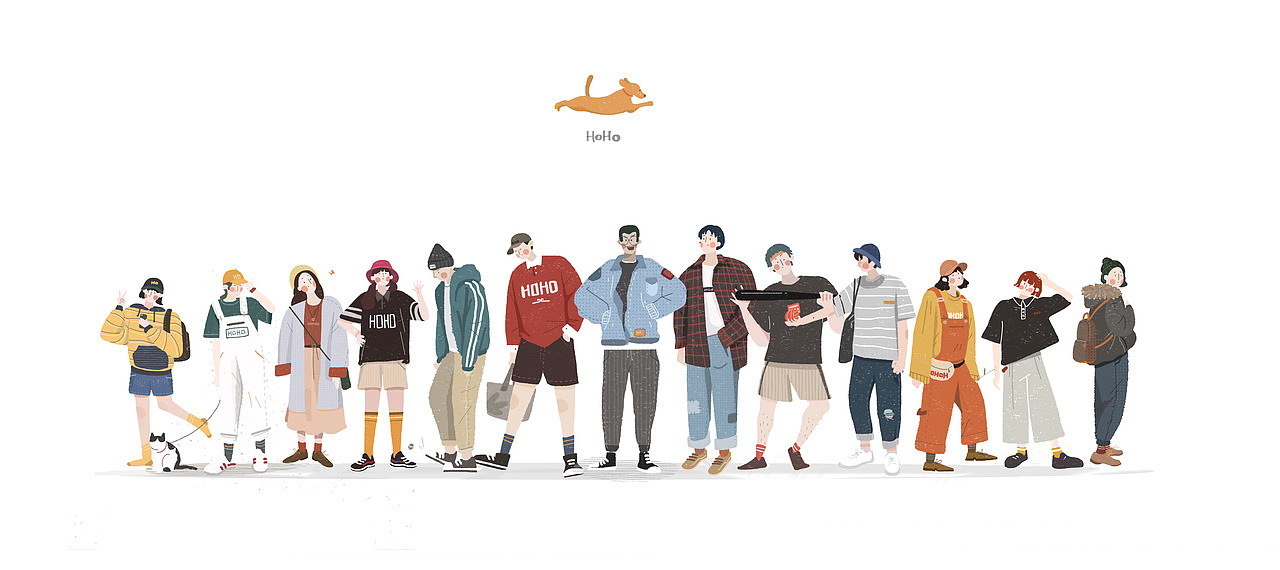 一些小人儿|插画|新锐潮流插画|hoho猴 - 原创作品 - 站酷 (zcool)