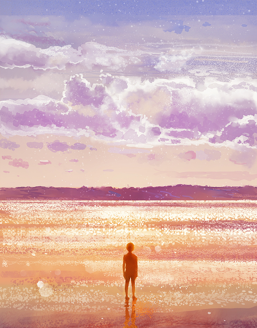 金色的童年（图ZMjExMjIwMDg4） - 商业插画 - 站酷设计师飞鸟的绘画世界原创素材 - 站酷ZCOOL