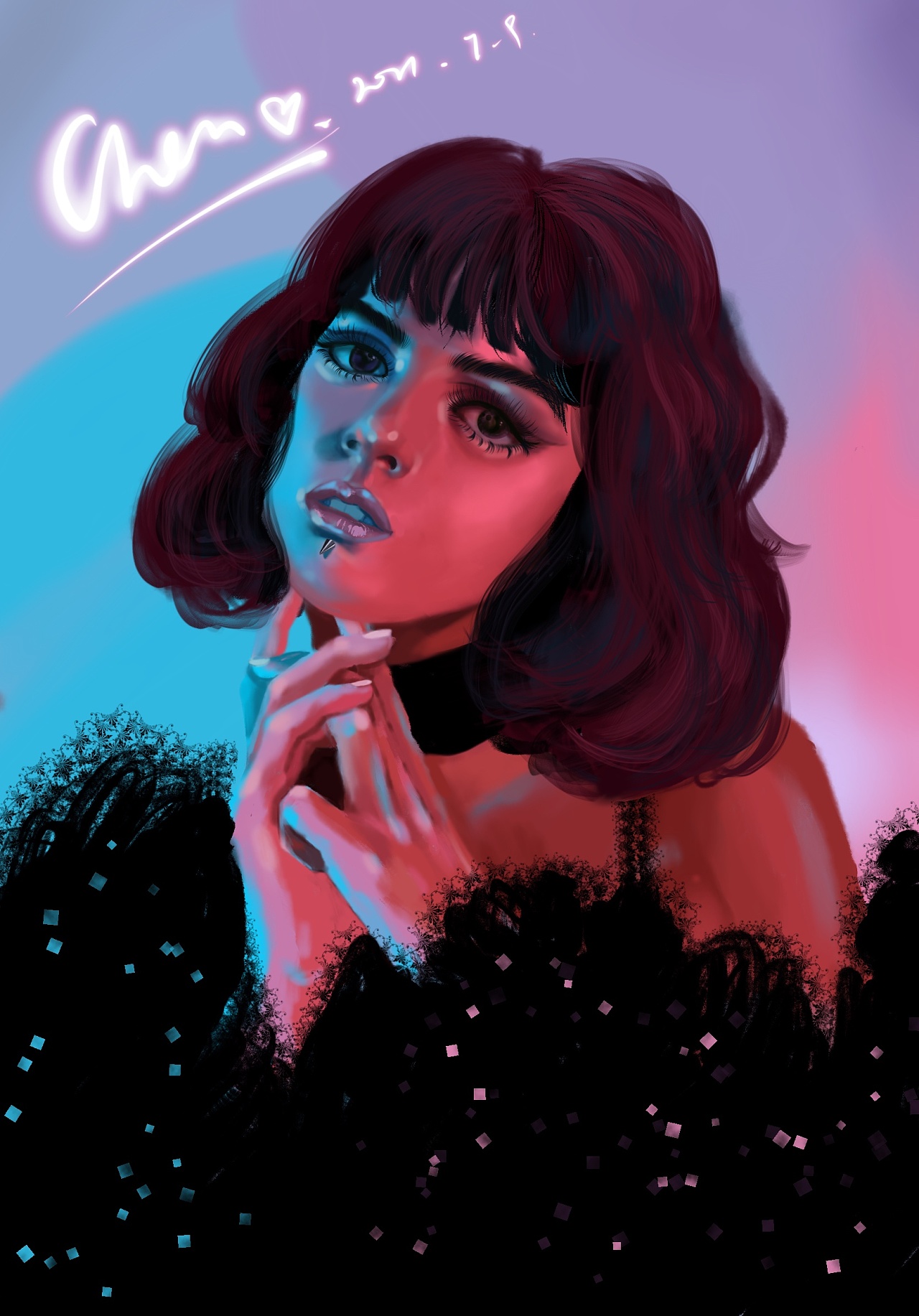 板绘练习|插画|创作习作|椰子和橘猫 - 临摹作品 - 站酷 (zcool)