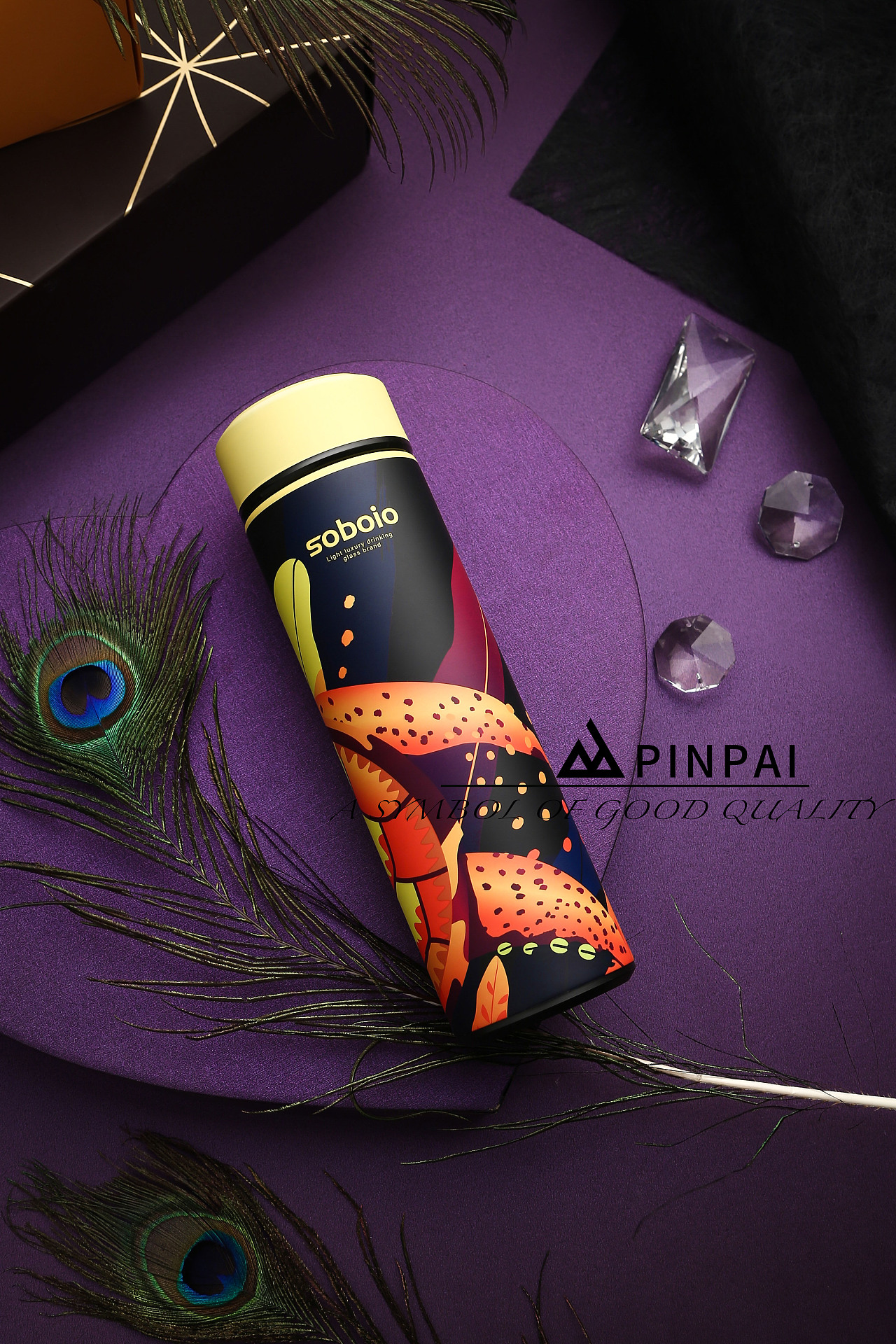 保温杯 图案 杯子拍摄 产品摄影