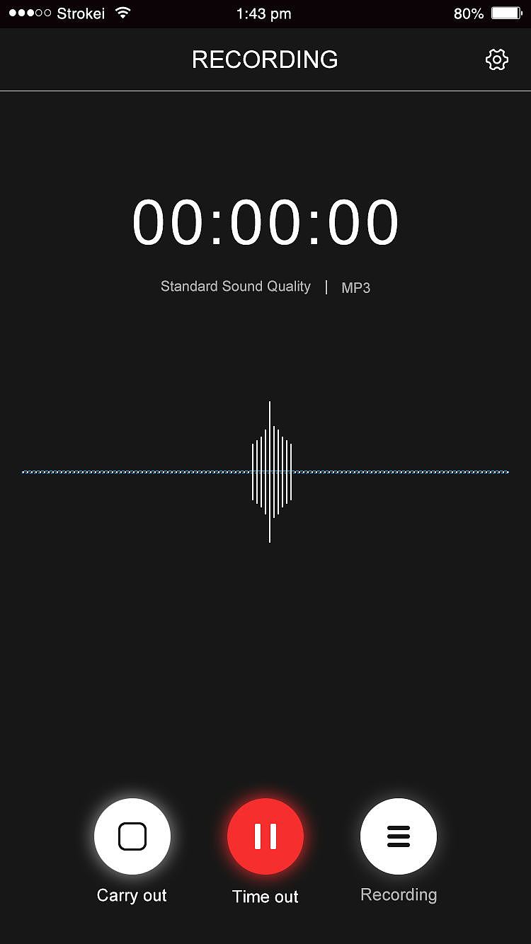 Recording-ios（圖ZMjAxMDQ3MDI4） - APP界面 - 站酷設(shè)計師玉龍鏡夢原創(chuàng)素材 - 站酷ZCOOL